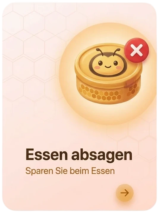 Essen abmelden